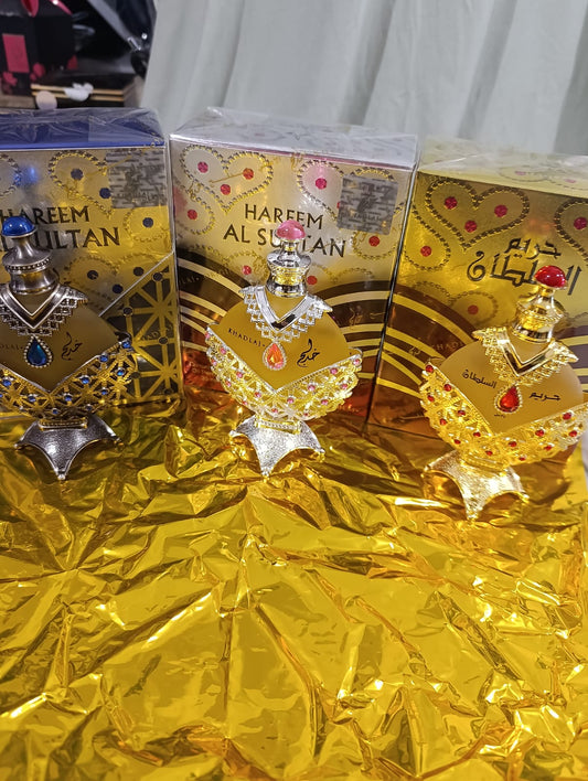 Hareem Al sultán  Concentrados aceite perfume 35ml  Precio:38 cada perfme